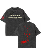 Travis Scott Oversized Tee - Cactus Jack, Look Mum I Can Fly
