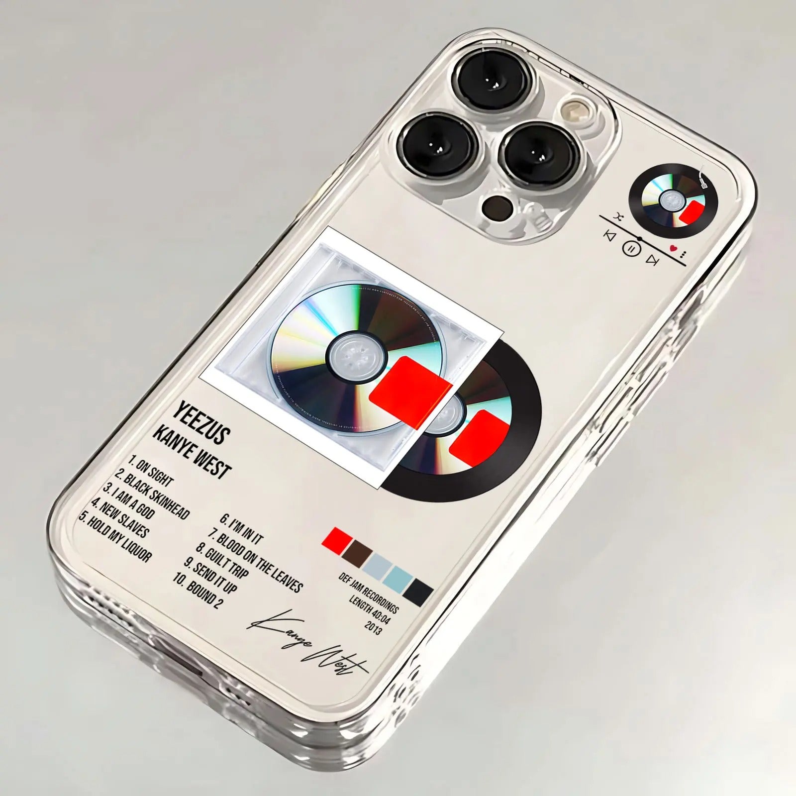 Kanye West Transparent Album iPhone Cases