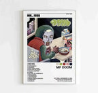 MF Doom Comic Album Poster - Multiple Variants Available