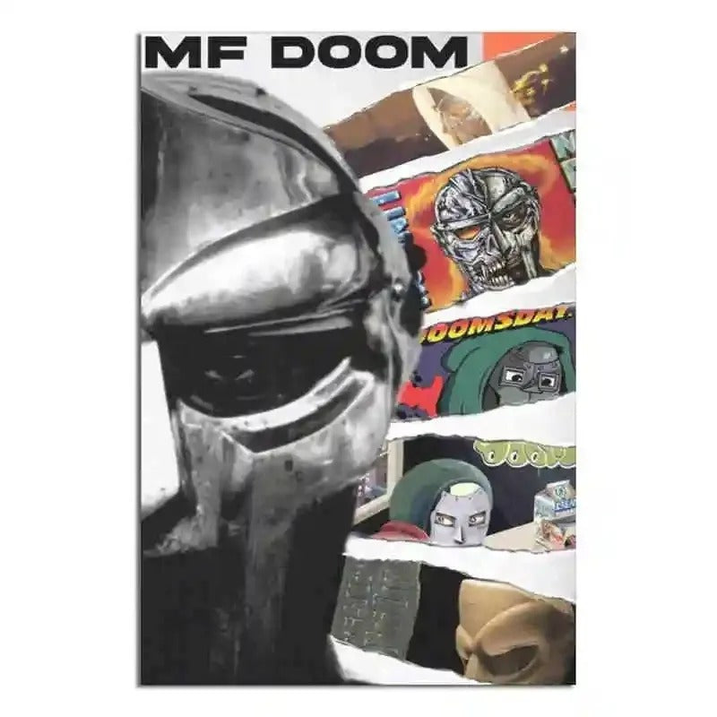 MF Doom Comic Album Poster - Multiple Variants Available