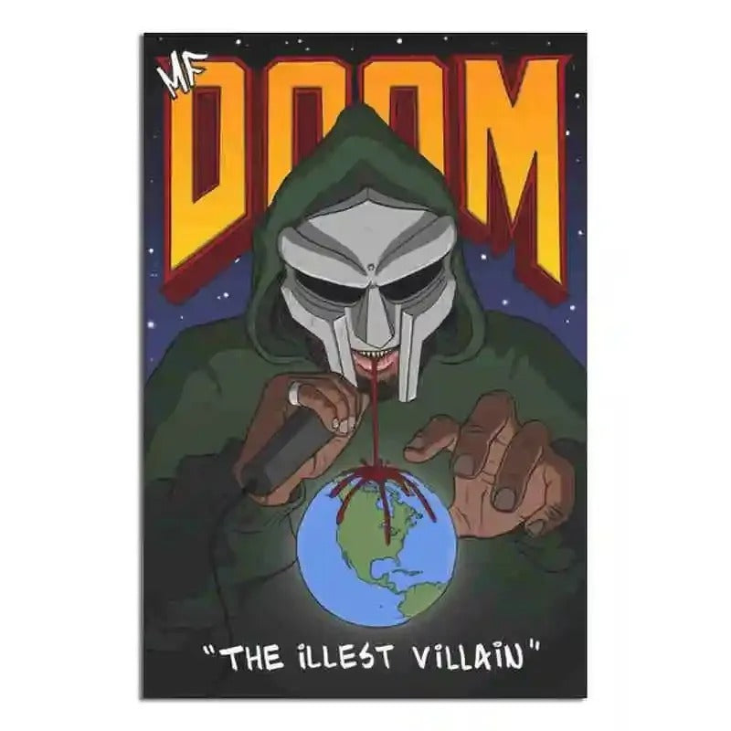 MF Doom Comic Album Poster - Multiple Variants Available