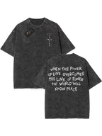 Travis Scott Oversized Tee - Cactus Jack, Look Mum I Can Fly