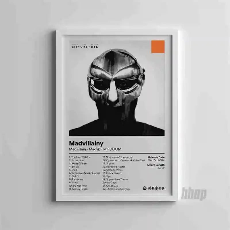 MF Doom Comic Album Poster - Multiple Variants Available