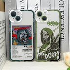 MF DOOM Graphic Transparent Phone Cases