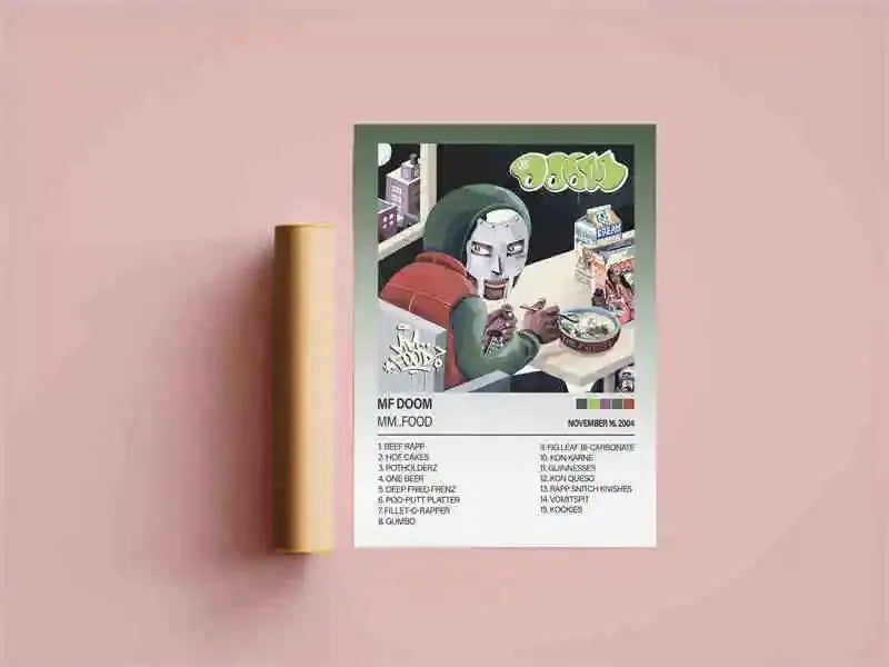 MF Doom Comic Album Poster - Multiple Variants Available