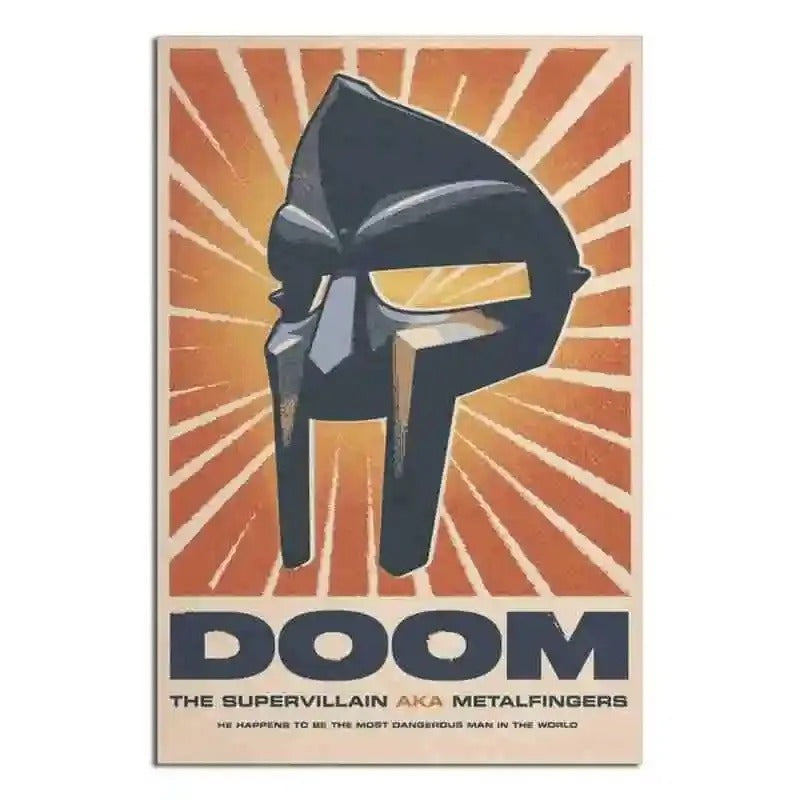 MF Doom Comic Album Poster - Multiple Variants Available
