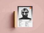 MF Doom Comic Album Poster - Multiple Variants Available