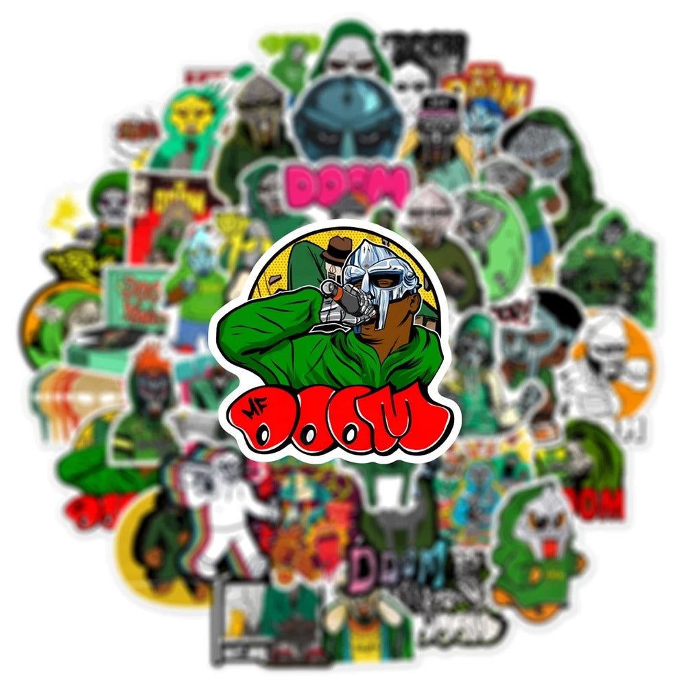 MF DOOM Graffiti Stickers 50PCS
