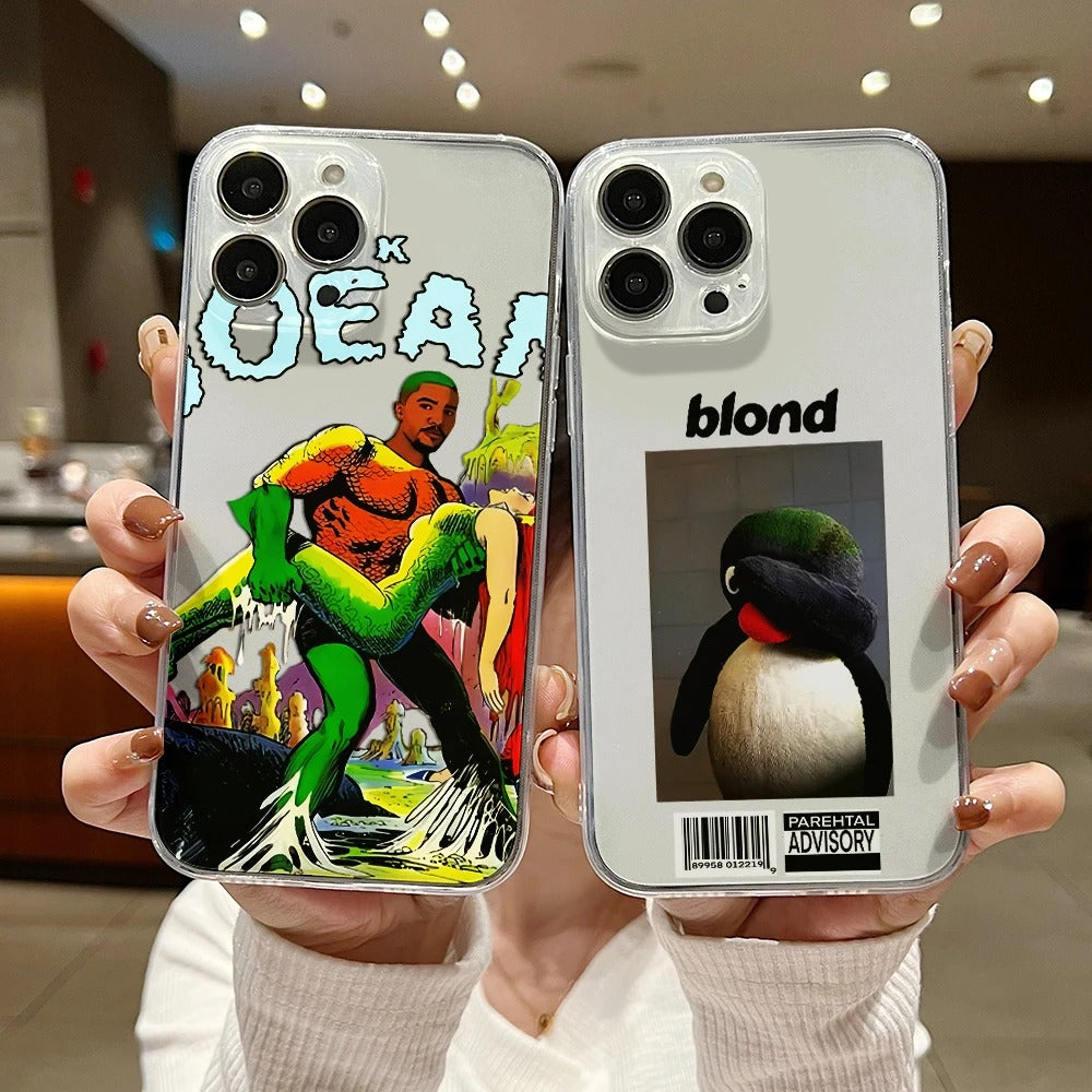 Frank Ocean Transparent Phone Cases - Multiple Variants