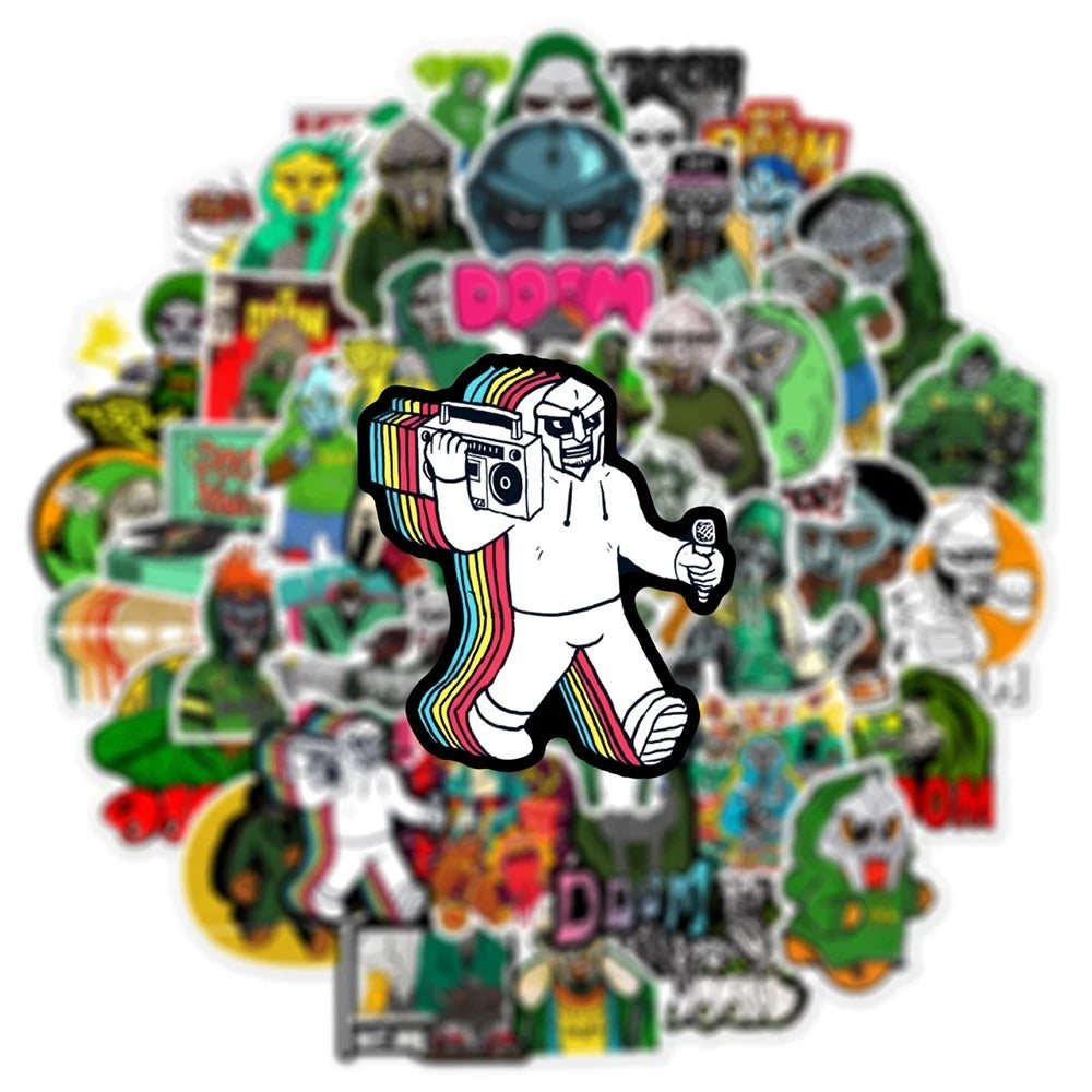 MF DOOM Graffiti Stickers 50PCS