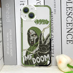 MF DOOM Graphic Transparent Phone Cases