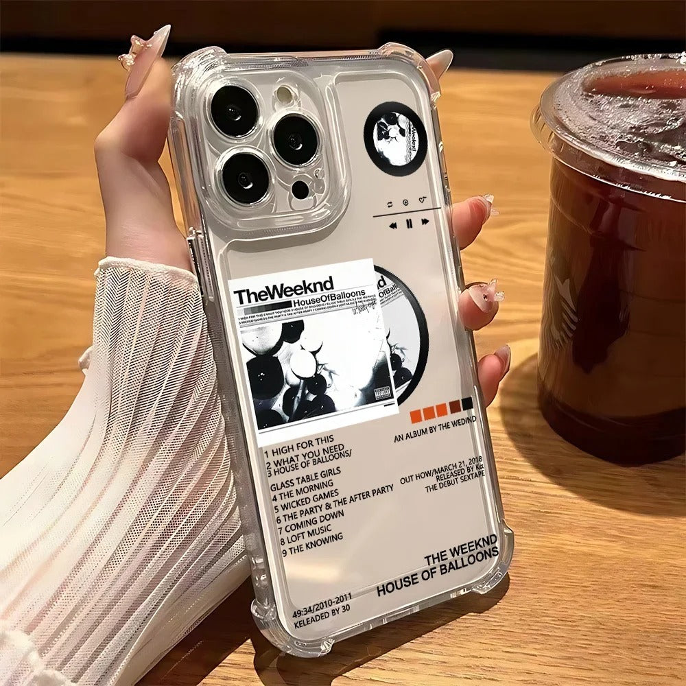 The Weekend Transparent Albums iPhone Case