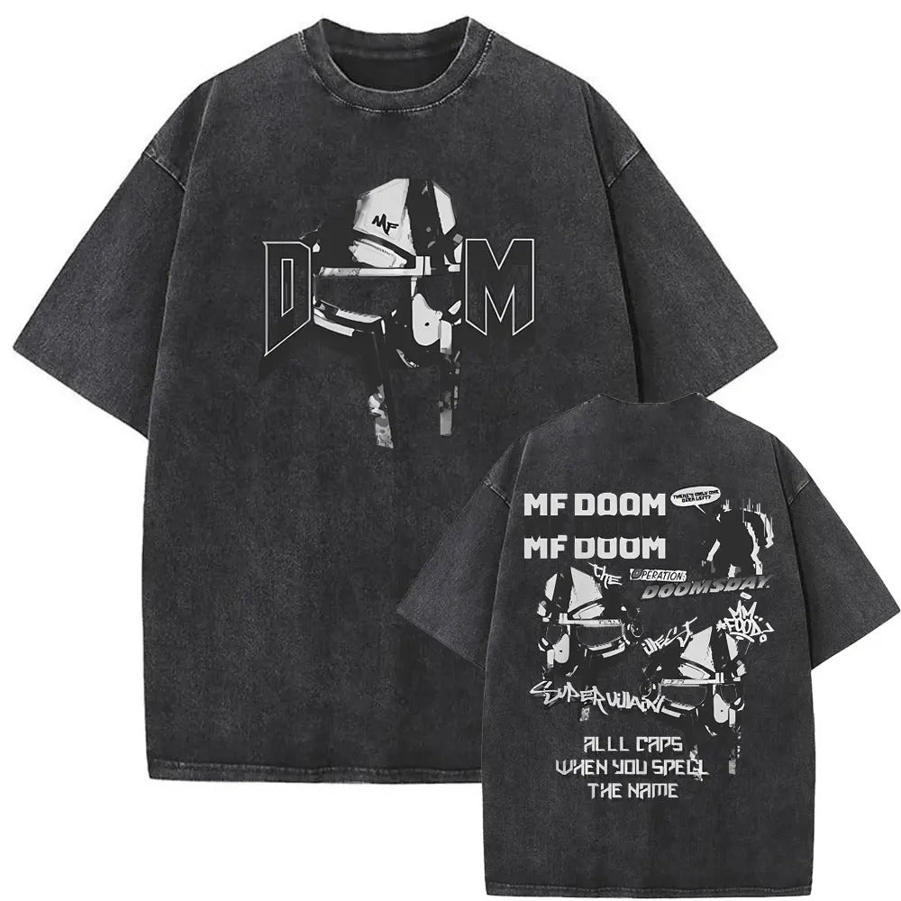 Mf Doom Vintage Washed Graphic T-Shirt