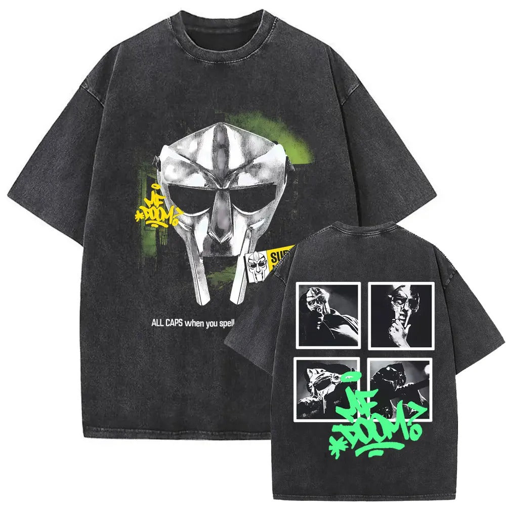 Mf Doom Vintage Washed Graphic T-Shirt