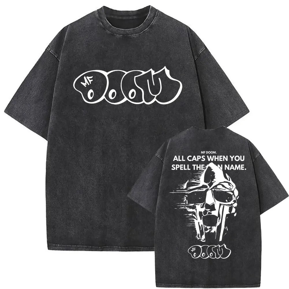 Mf Doom Vintage Washed Graphic T-Shirt
