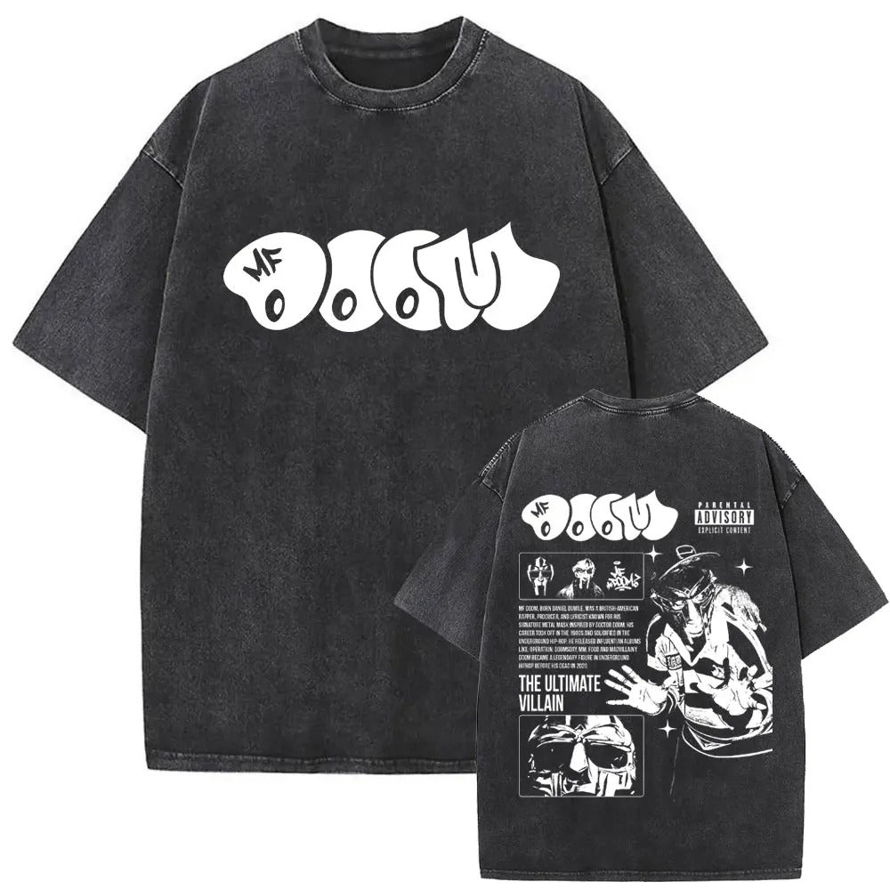 Mf Doom Vintage Washed Graphic T-Shirt