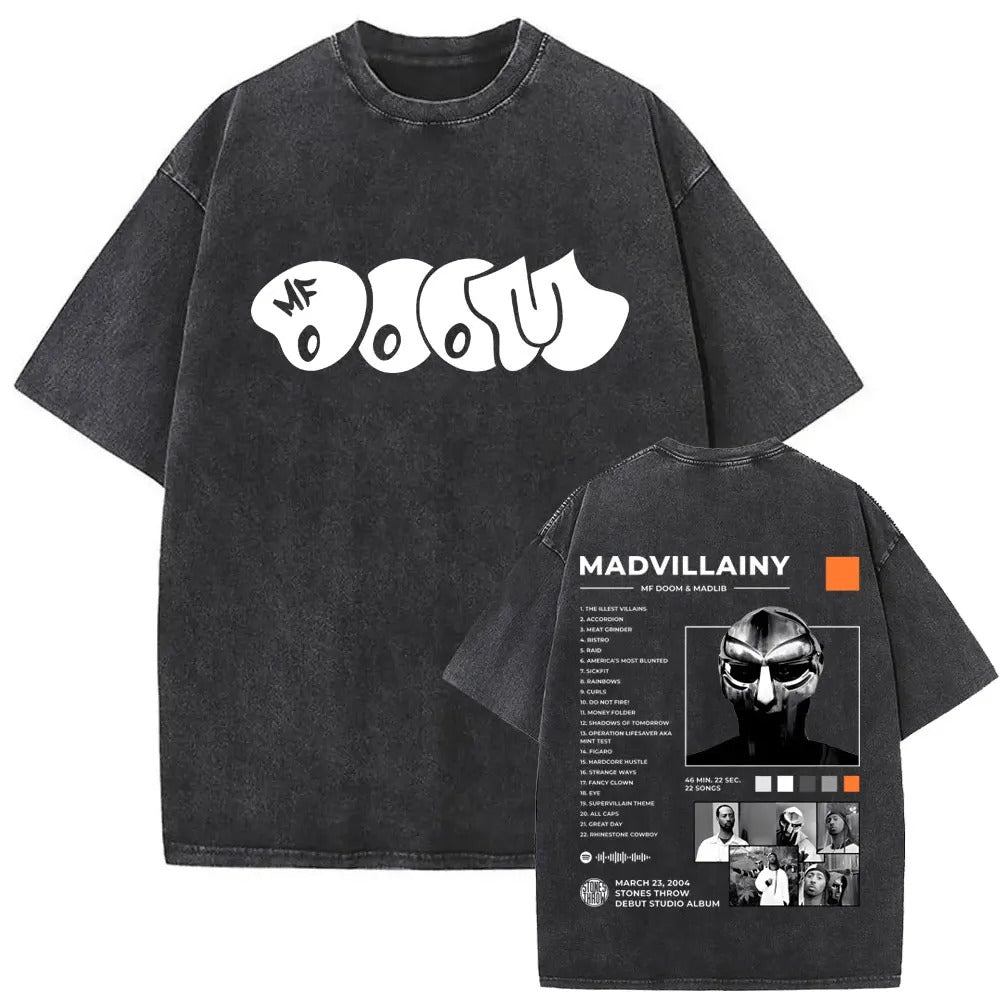 Mf Doom Vintage Washed Graphic T-Shirt