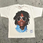 Hip-Hop White Cotten Summer Tee - Multiple Variants