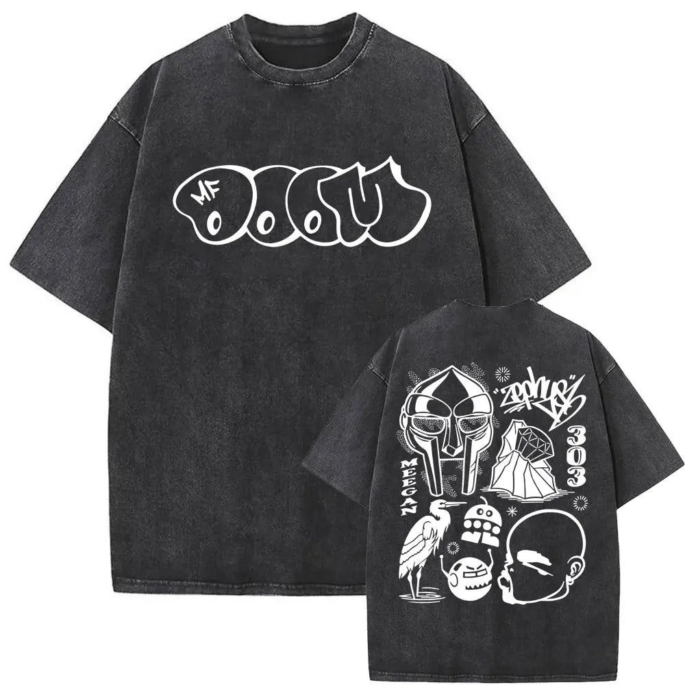 Mf Doom Vintage Washed Graphic T-Shirt